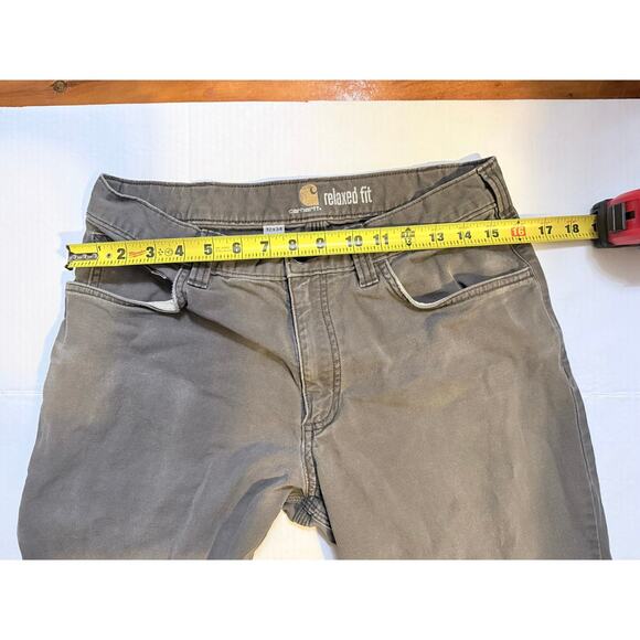Carhartt Mens Grey Relaxed Fit Pants Size 32x34 - Picture 6 of 7
